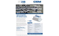 OEM Data Delivery - Model BT20v - Tracker - Brochure