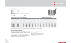 Model RO2 2 - Rectangular Duct Silencers Brochure