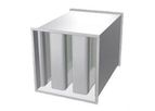 Acoustica - Model R02 - Rectangular Duct Mounted Splitter Silencers