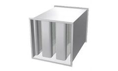 Acoustica - Model R02 - Rectangular Duct Mounted Splitter Silencers