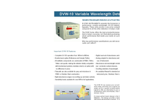 D-Star - Model DVW-10 - Variable Wavelength Detector Brochure