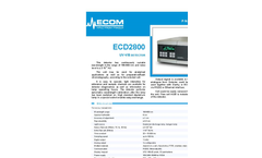 ECOM spol. s r.o. - Model 1000 ml/min ECP201L - Preparative Pump - Brochure