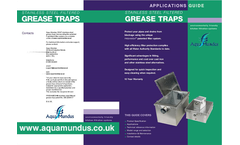 Stainless Steel Grease Traps (10 years warranty)
