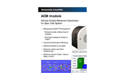 Apex - Model E - Desolvation Nebulizer Brochure