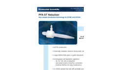 Model PFA-ST Series - Nebulizers Brochure