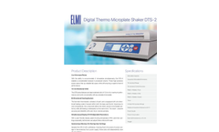 ELMI - Model DTS-2 - Digital Thermo Shaker for 2 Micro Plates - Datasheet