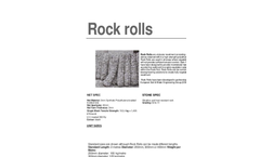 GABION CYLINDRICAL ROCK ROLLS SIZE 2X0.3M