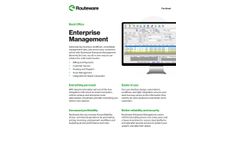 Routeware Factsheet - Enterprise Management