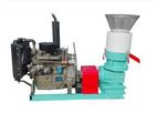 Amisy - Model AMSPLM - Diesel Flat Die Wood Pellet Mill
