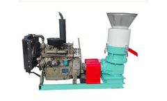 Amisy - Model AMSPLM - Diesel Flat Die Wood Pellet Mill