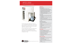 PMS - Model APSS-2000 - Automated Parenteral Sampling System - Datasheet