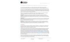 Choosing the Most Suitable Particle Sample Point Locations in the Cleanroom - Application Notes