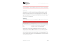 Component Cleanliness Testing for Liquid Systems - Application Notes