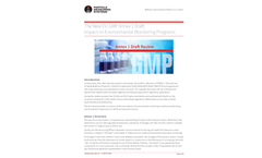 The New EU GMP Annex 1 Draft: Impact on Environmental Monitoring Programs - Application Note