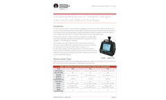 Comparing Particle Loss in Transport Tubing for Instruments with Different Flow Rates - Application Note