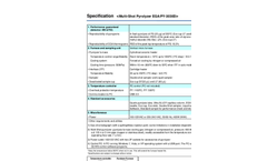 Frontier - Model EGA/PY-3030D - Multi-Shot Pyrolysis System - Brochure