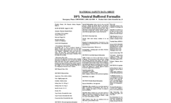 Tite-Rite - Formalin Filled Containers Brochure