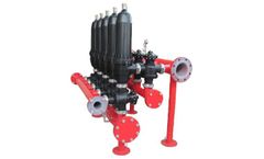 Disc Filter With External Source for Backwash