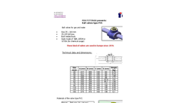 Fox-Fittings - Model SDR 11 - Electrofusion Reducer - Brochure