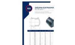 Fox-Fittings - Model SDR 11 - Spigot Tee - Brochure