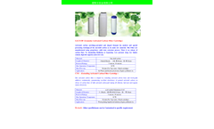 Aimer - Model GAC/UDF - Granular Activated Carbon Filter Cartridge Brochure