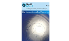 Model PPA 571 - Plastic Coating for Potable Water Pipes and Fittings Brochure