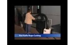 Hot Knife Rope Cutting Fume Extraction