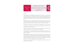 Methane and Carbon Dioxide Sensing for Landfill - Applications Notes