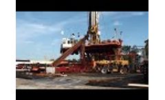 Schramm T500XD - Trip Out of Hole One Complete Cycle - Video