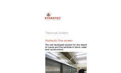 Hydraulic Fine Screen Brochure