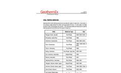 Well Testing Services Brochure