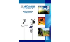 McCrometer Connect - Wireless Irrigation and Crop Management - Brochure