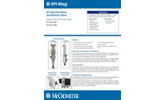 McCrometer SPI Mag - Model 3000/5000 - Single Profile Insertion Electromagnetic Flow Meter - Datasheet