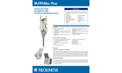 McCrometer FPI Mag Plus - Model 3000/5000 - Electromagnetic Flow Meter - Specification Sheet
