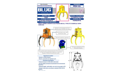 Credeblug - Model PMB-300 - Tong for Crane  - Brochure