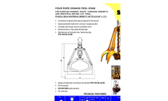Stemm - Model PMC-0,9 - Four Rope Orange Peel Grab Brochure