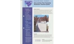 Alvest - Dairy and Ume Plum Processing Wastewater Treatment System - Brochure