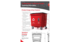 Egbert-H-Taylor - Model V1 - 4 Wheeled Bin Frames - Brochure