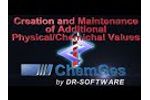 Creation and maintenance of additional physical/chemical values in ChemGes; by DR Software - Video