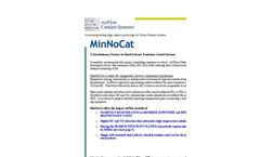 MinNoCat - Catalyzed Diesel Particulate Filters (CDPF) - Brochure