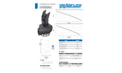 Dragflow - Model EL604 Basic Version - High Head Electric Dredging Pump - Datasheet