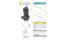 Dragflow - Model EL354 Basic Version - High Head Electric Dredging Pump - Datasheet