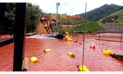 Iron ore tailing pond dredging - Video