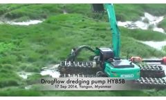 Dragflow`s hydraulic pump at work in Myanmar - Video