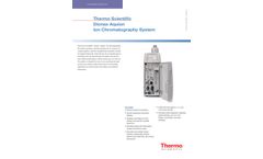 Dionex Aquion IC System - A Reliable Foundation for IC Analysis - Brochure