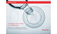 Validated Haloacetic Acids Analysis (HAAs) IC/MS Workflow - Brochure