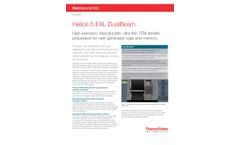 Helios - Model 5 EXL DualBeam FIB-SEM - Electron Microscopes - Datasheet