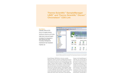 Thermo Scientific SampleManager LI MS and Thermo Scientific Dionex Chromeleon CDS Link - Technical Bulletin