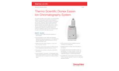 Dionex - Easion Ion Chromatography System - Datasheet