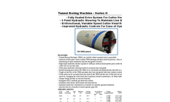 Tunnel Boring Machine (TBM) Series I & II Spec Sheet